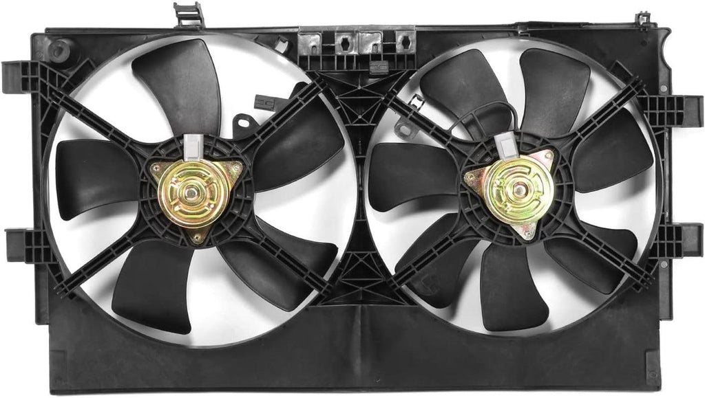 Factory Style Radiator Cooling Fan Assembly Compatible with 08-17 Mitsubishi Lancer,Oem-Rf-0850