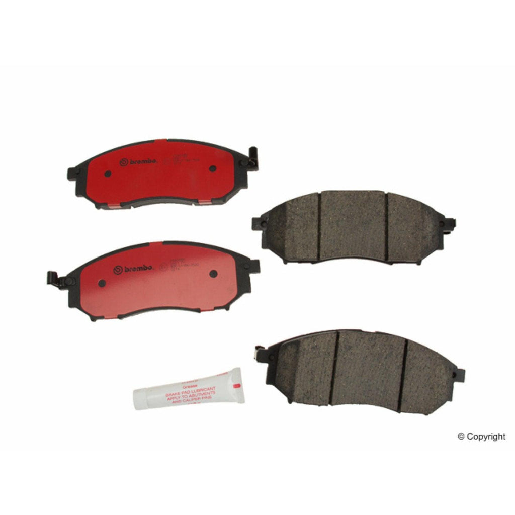 Front Disc Brake Pad Set for Murano, FX37, G37, M37, M56, 370Z+More (P56058N)