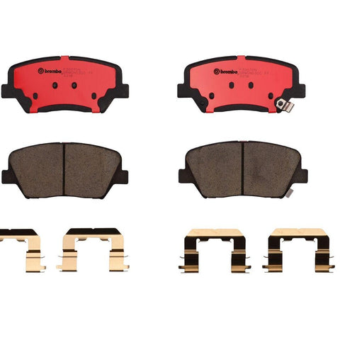 Front Disc Brake Pad Set for Sorento, Santa Fe Sport, Azera, Santa Fe (P30070N)