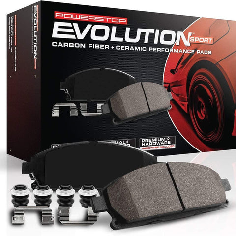Front Z23-1210 Carbon-Fiber Ceramic Brake Pads Z23 Daily Driver