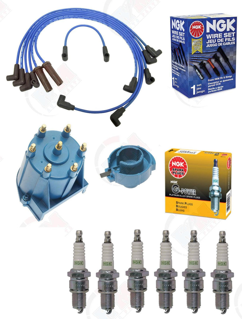Tune up Kit (NGK Wires & Spark Plugs) for 1992-1995 Chevrolet GMC 4.3L V6