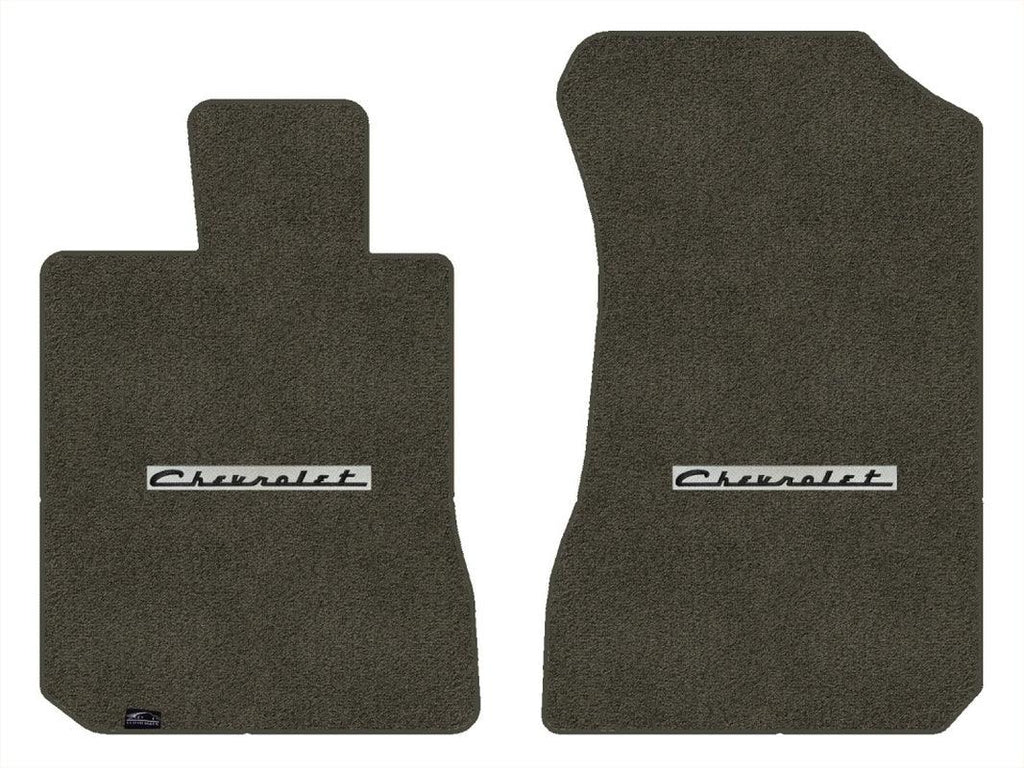 Lloyd Ultimat Front Carpet Mats for '69-71 Chevy Bel Air W/Black on Silver Chevy