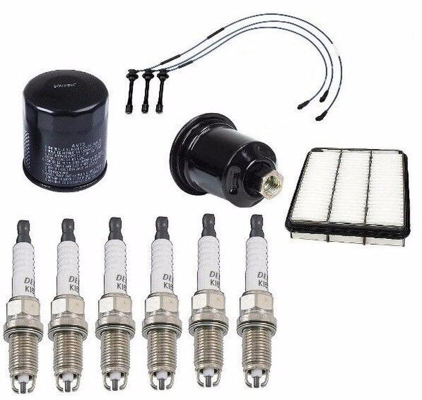 Denso Wire Set-Spark Plugs Air Fuel Oil Kit for Toyota 4Runner & Tacoma V6 3.4L