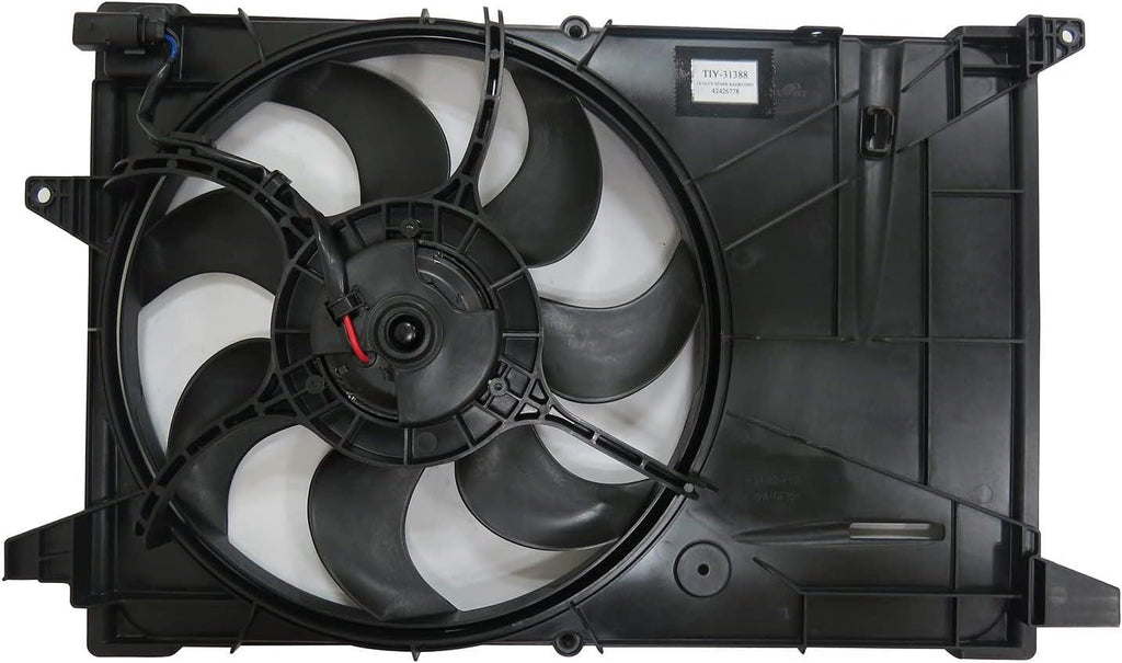 623650 Compatible with CHEVROLET SPARK Replacement Cooling Fan Assembly