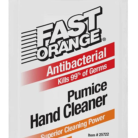 Fast Orange Permatex 25722 Antibacterial Pumice Hand Cleaner, 15 Oz
