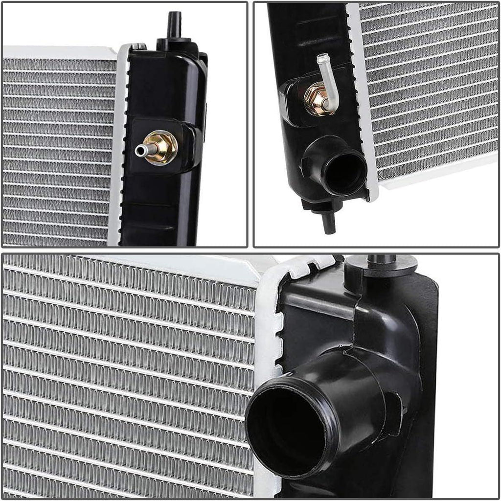 OEM-RA-2988 Aluminum Radiator Compatible with 07-18 Altima AT,26-3/8" W X 16-1/8" H X 11/16" D, 1-3/8" Inlet / 1-3/8" Outlet