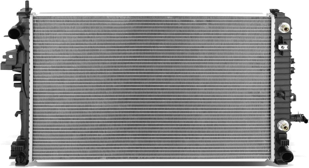 OEM-RA-13574 1-Row Aluminum Core Radiator Compatible with 17-19 Lacrosse 3.6L,26" W X 17-1/8" H X 1" D,1-11/32" Inlet / 1-11/32" Outlet