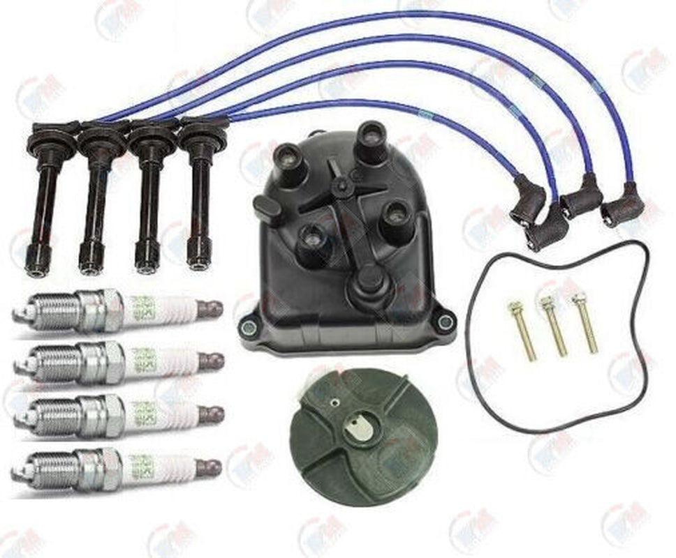 ACURA INTEGRA GSR NGK BLUE TUNE-UP KIT CAP ROTOR SPARK PLUGS WIRE SET