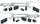 1101P Polished Spark Plug Wire Loom Set for Small Block Chevy
