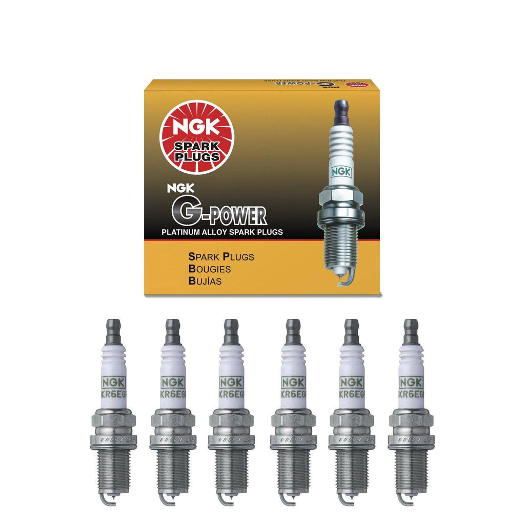 NGK G-Power Platinum Spark Plug Set 6PCS. 7092 BKR6EGP