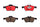 Brembo Front Disc Brake Pad Set for 02-08 Cooper (P06030N)