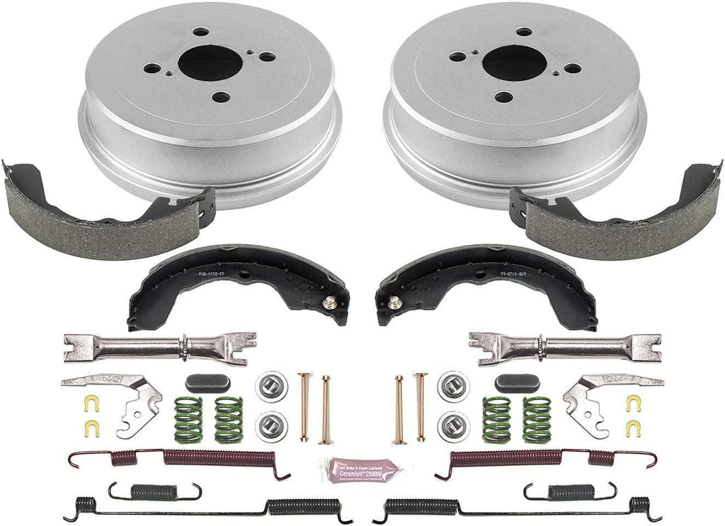 KOE15379DK Autospecialty Rear Replacement Brake Kit-Oe Brake Drums & Ceramic Brake Pads