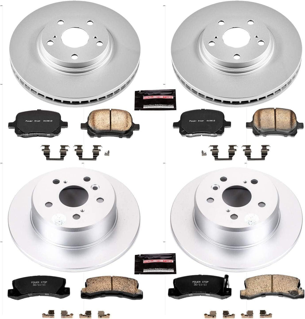 CRK6782 Front and Rear Z17 Evolution Geomet® Coated Brake Kit