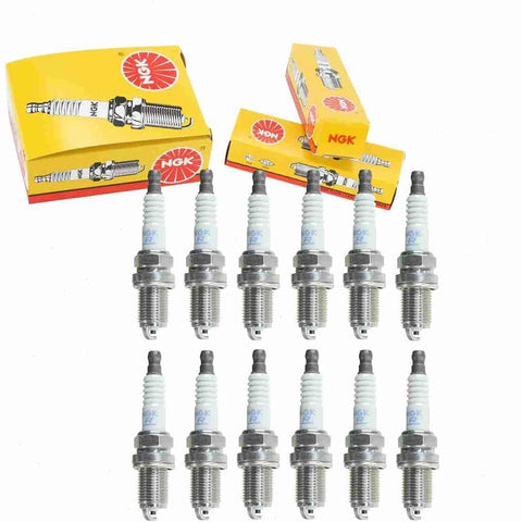 12 Pc NGK Standard Spark Plugs Compatible with Chrysler Crossfire 3.2L V6 2004-2008
