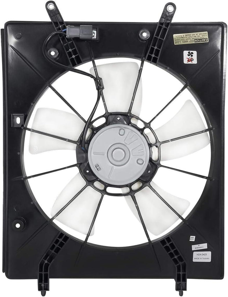 OEM-RF-0195 HO3115120 Factory Style Radiator Cooling Fan Assembly Replacement,Black