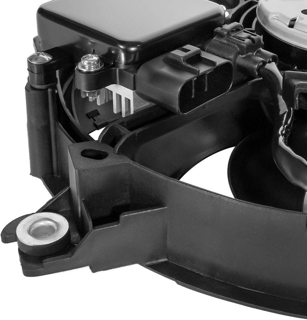 OEM-RF-0249 Factory Style Radiator Cooling Fan Assembly Direct Replacement [Compatible with Ex35 /Fx35 /Fx50 /G25 /G35 /G37 /M35H /M37 /Q40 /Q60 /Q70 /Q70L /Qx50 /Qx70 / 370Z] , Black