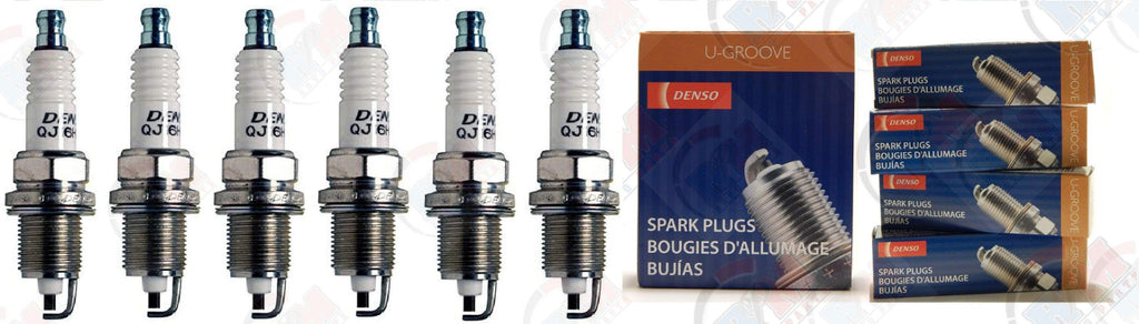 DENSO "U-GROOVE" Spark Plugs (Set of 6) for 2005-2008 Dodge Magnum 3.5L V6