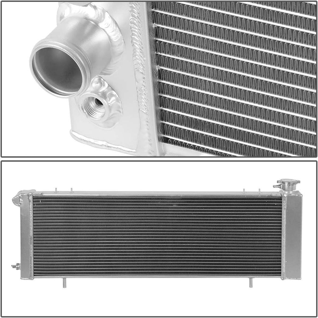 RA-CHEROKEE-91-3 3-Row Full Aluminum Radiator Compatible with 91-01 Cherokee/91-92 Comanche