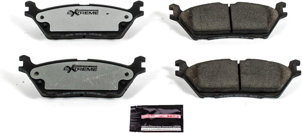 Power Stop Rear Z36-1790 Carbon-Fiber Ceramic Brake Pads Truck and Tow Z36