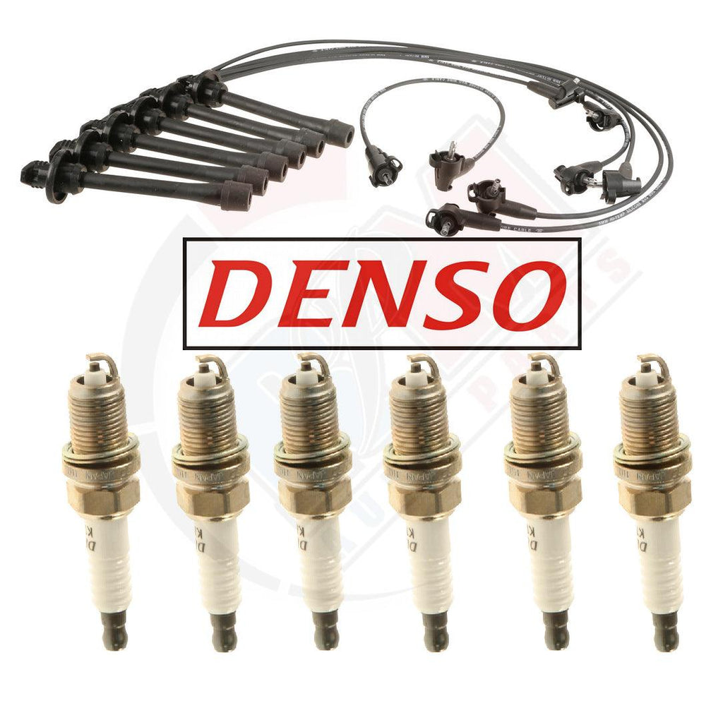 DENSO Spark Plug & Wires Fits 93-97 Toyota Land Cruiser FZJ80 96-97 Lexus LX450