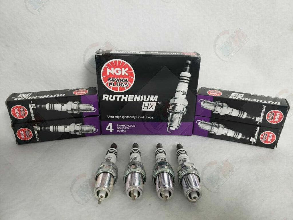 NGK RUTHENIUM HX Spark Plugs TR5AHX 94567 Set of 4