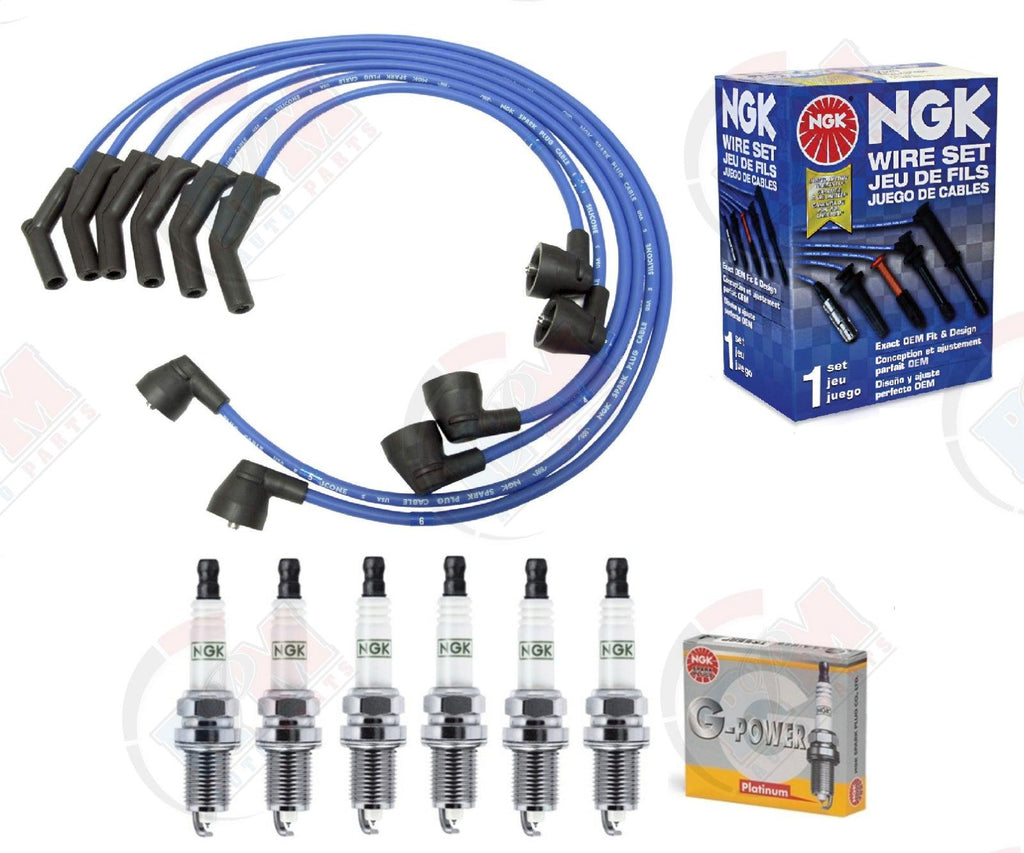 Tune up Kit (NGK Wires & Spark Plug) for 1994-1997 Ford Mustang Thunderbird 3.8L