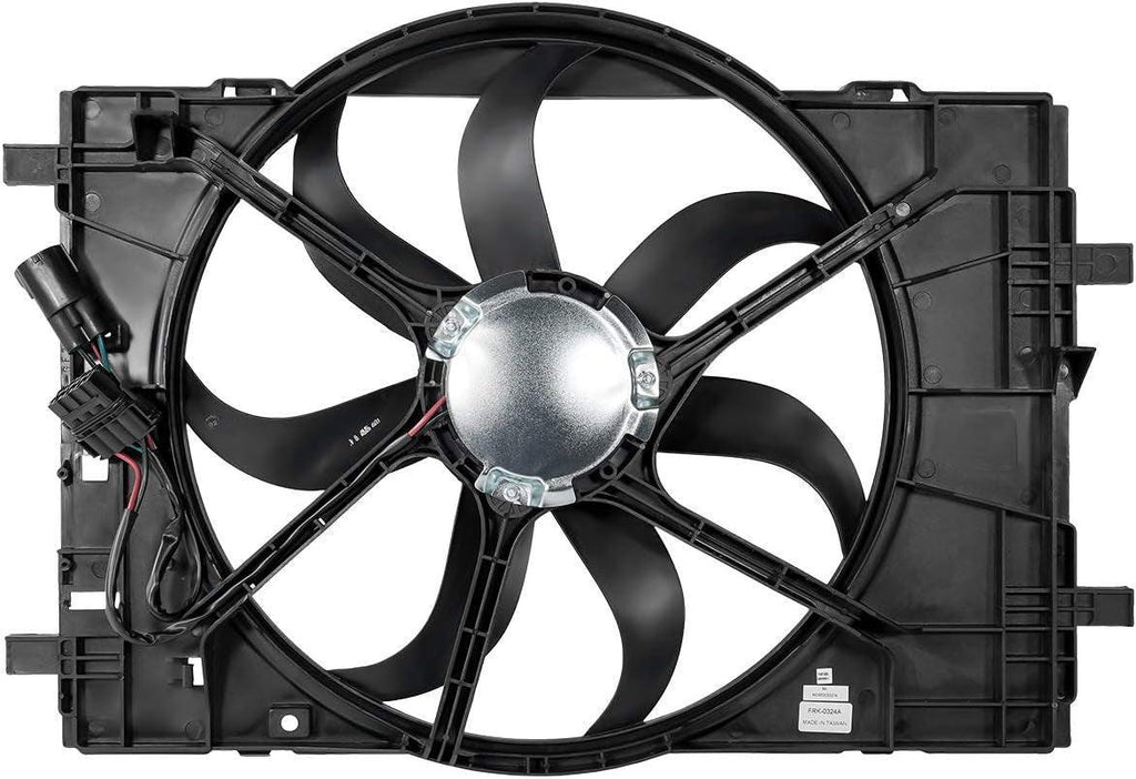 OEM-RF-0090 Factory Style Radiator Cooling Fan Assembly Cooling Efficiency Improved Direct Replacement [Compatible with 06-09 Fusion / 06 Zephyr / 06-09 Milan]