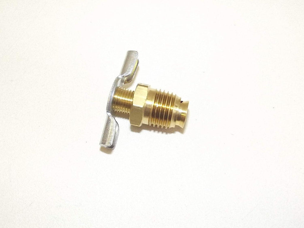 Compressor Drain Cock, Petcock Valve 150Psi Brass 1/4" NPT Pipe Threads Radiators Equipment Tractors