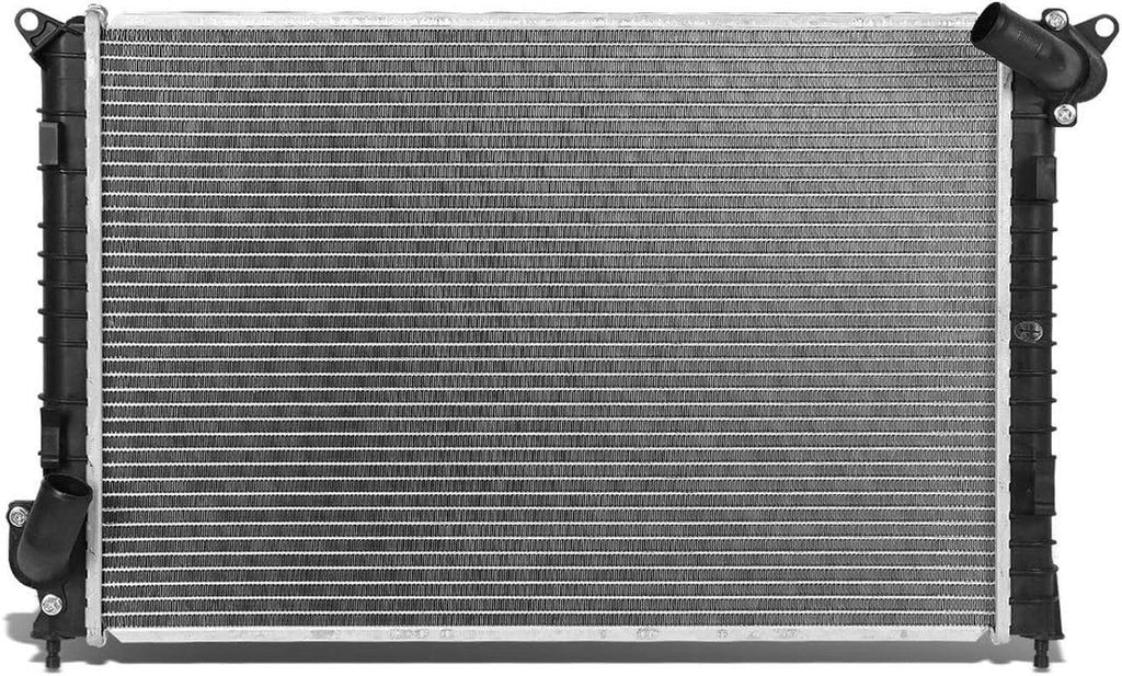 DNA Motoring  Factory Style Aluminum Cooling Radiator Replacement Compatible with 02-06 Mini Cooper AT, 22-5/8" W X 15-7/8" H X 15/16" D, 1-1/4" Inlet / 1-1/4" Outlet