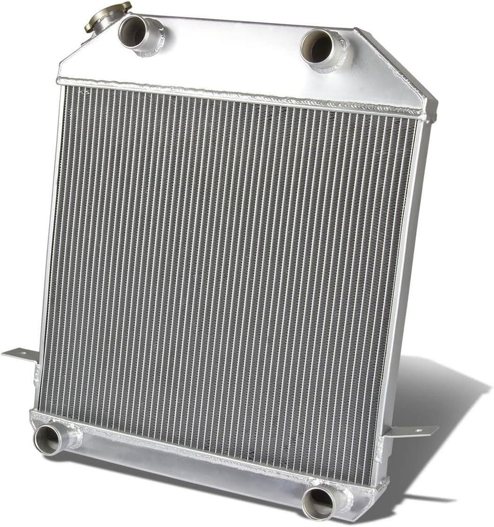 RA-FLATH39-3 3-Row Full Aluminum Radiator 21.25 X 25.75 X 3 [Compatible with 1939-1941 1 Ton Pickup / 1939-1941 1/2 Ton Pickup / 1939-1941 3/4 Ton Pickup / 1939-1941 Deluxe]