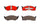 Front Disc Brake Pad Set for Neon, 300M, Concorde, Intrepid, Lhs+More (P11038N)