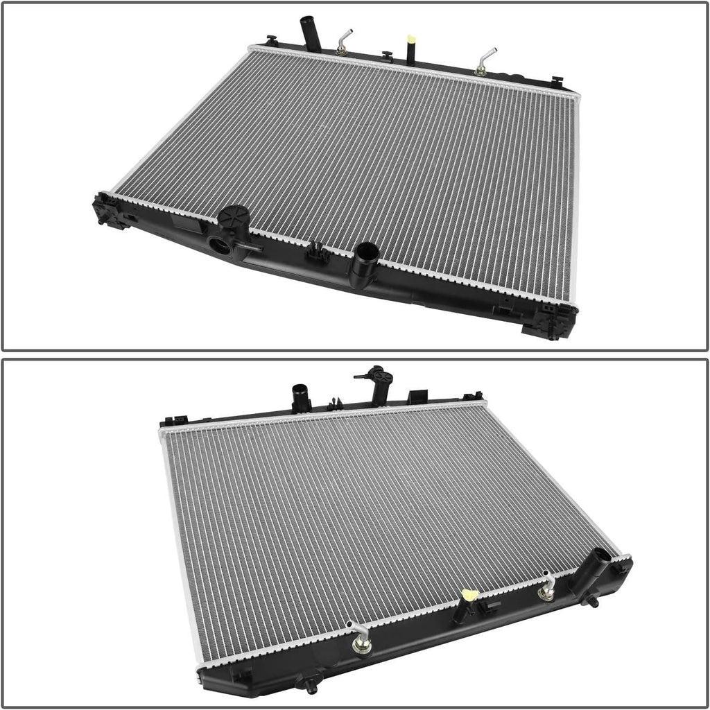 OEM-RA-13450 OE Style Bolt-On Aluminum Core Cooling Radiator Compatible with 2014-2018 Highlander 2.7L 3.5L, 20-11/16" W X 29-7/16" H X 5/8" D, 1-3/8" Inlet / 1-3/8" Outlet