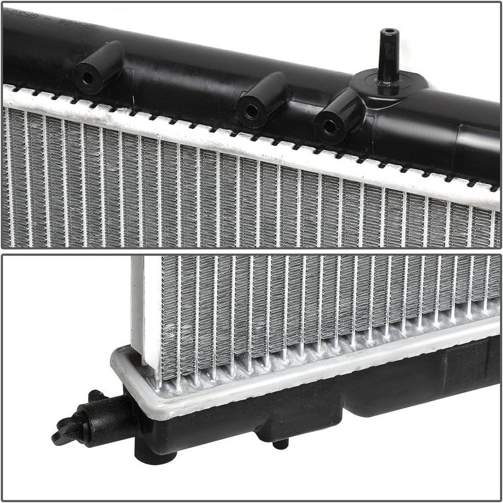 OEM-RA-2450 OE Style Direct Fit Radiator Compatible with 02-03 Impreza WRX AT, 27-3/16" W X 13-3/8" H X 5/8" D; 1-5/8" Inlet, 1-9/16" Outlet