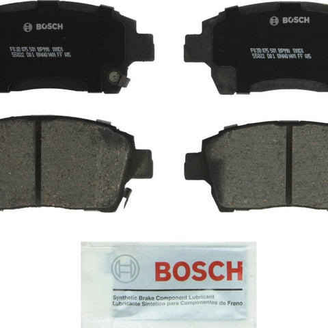BOSCH BP990 Quietcast Premium Organic Disc Brake Pad Set - Compatible with Select Scion Iq, Xa, Xb; Toyota Echo, MR2 Spyder, Prius; FRONT