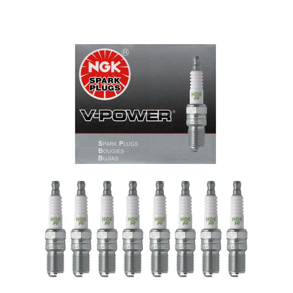 NGK V-Power Spark Plug Set 8PCS. 1991-1994 for Jaguar XJS XJ12 3346 BR7EF