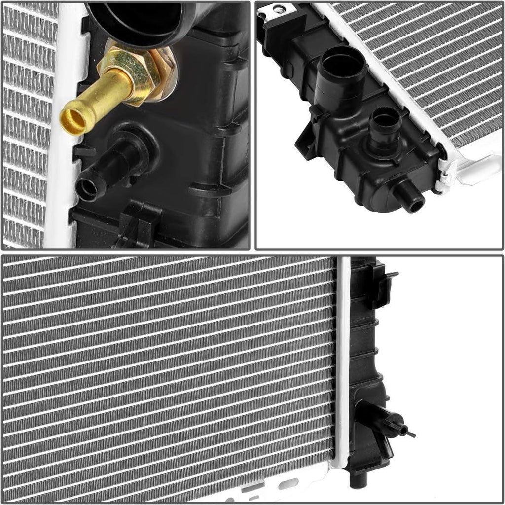 OEM-RA-2307 OE Style Bolt-On Aluminum Radiator Compatible with 01-07 Escape/ 01-06 Tribute 3.0L V6 AT/MT, 27-9/16" W X 18-3/8" H X 1" D, 1-1/4" Inlet, 1-1/2" Outlet