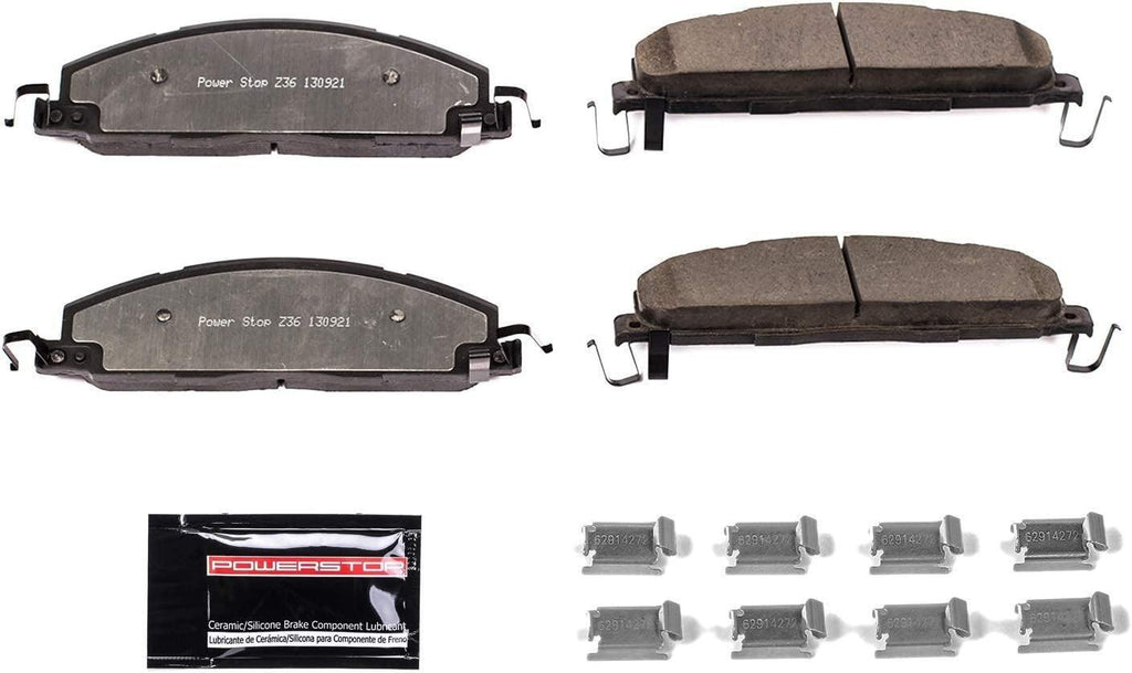 Rear Z36-1400 Carbon-Fiber Ceramic Brake Pads Z36 Truck and Tow