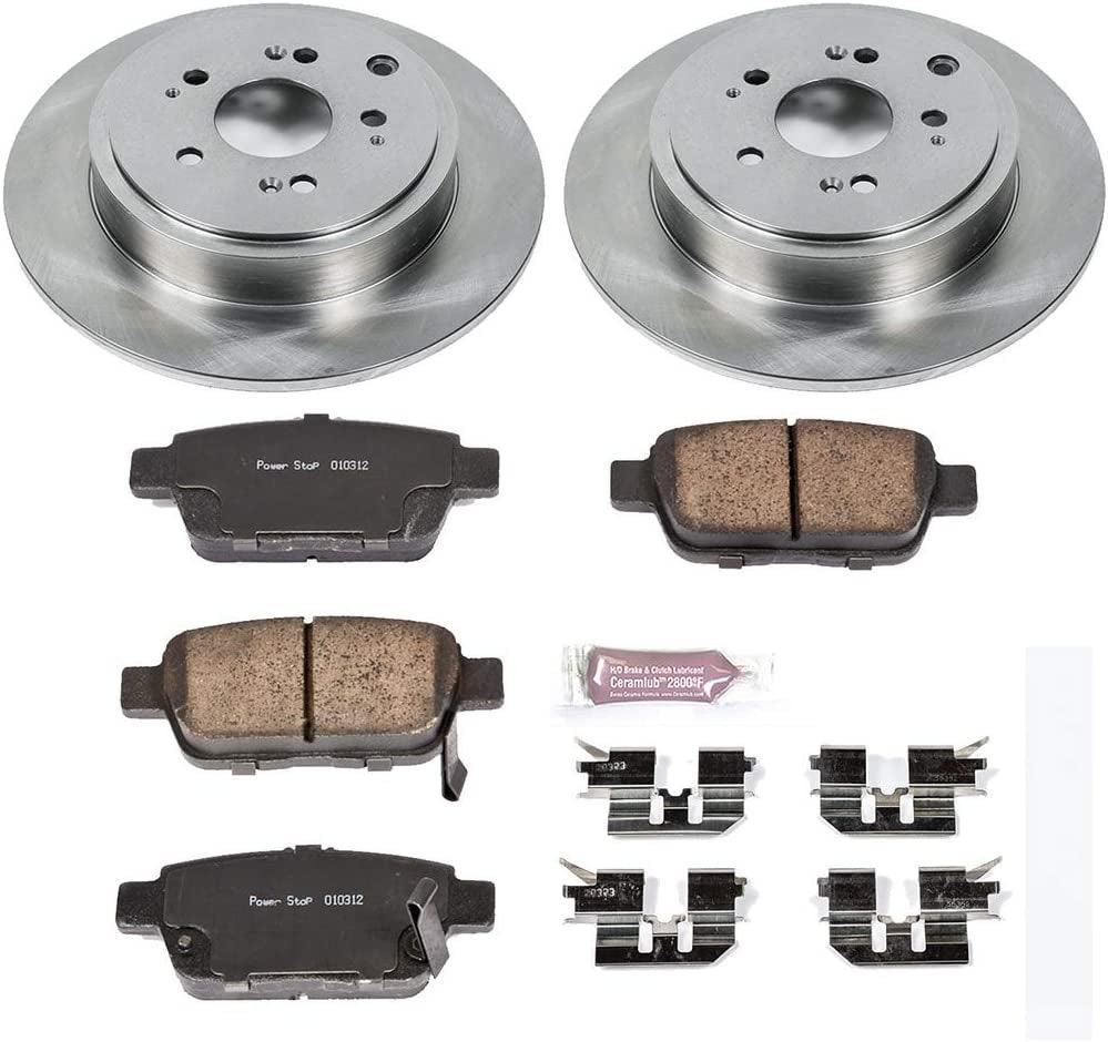 KOE2431 Autospecialty Rear Replacement Brake Kit-Oe Brake Rotors & Ceramic Brake Pads