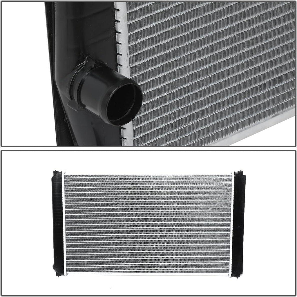 OEM-RA-2892 OE Style Direct Fit Aluminum Core Radiator Compatible with 06-16 Rav4, 26-3/8" W X 15-13/16" H X 7/8" D, 1-1/2" Inlet, 1-1/2" Outlet
