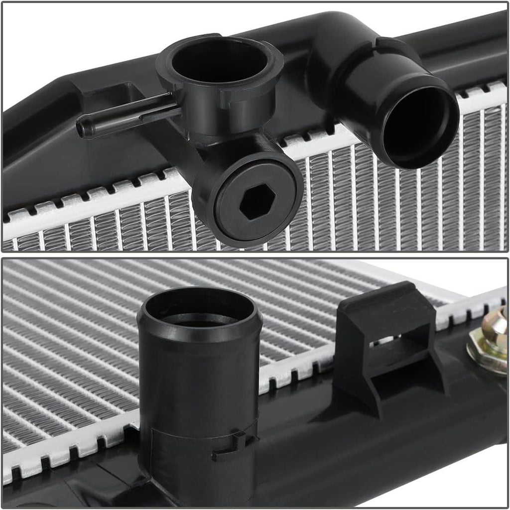 OEM-RA-13002 OE Style 1-Row Aluminum Cooling Radiator Compatible with 2007-2011 Versa 1.8L CVT AT