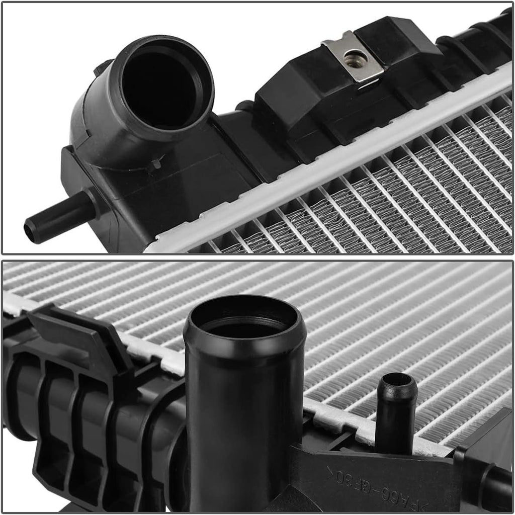 OEM-RA-13306 OE Style 1-Row Aluminum Cooling Radiator Compatible with 2013-2018 Police Intercepter Sedan / 2013-2019 Taurus 3.5L 3.7L