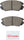 Front Disc Brake Pad Set for Impala, Cascada, Regal, Equinox+More (P59054N)