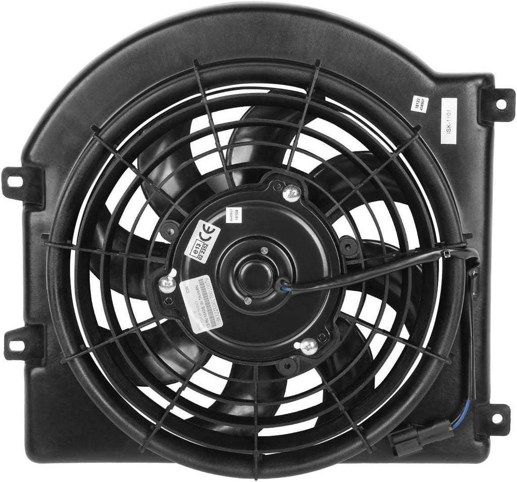 OEM-RF-0208 Factory Style Radiator Cooling Fan Assembly Direct Replacement [Compatible with 1998-2000 Amigo / 2002 Axiom / 1998-2004 Rodeo / 2001-2003 Rodeo Sport / 1998-2002 Passport]