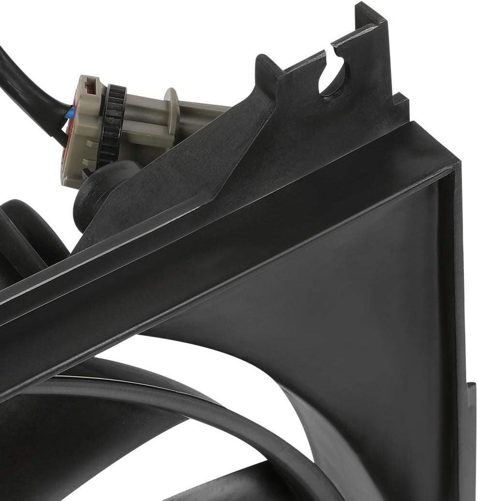 OEM-RF-0022 Factory Style Radiator Cooling Fan Assembly Cooling Efficiency Improved Direct Replacement [Compatible with 01-05 Santa Fe Left Position]