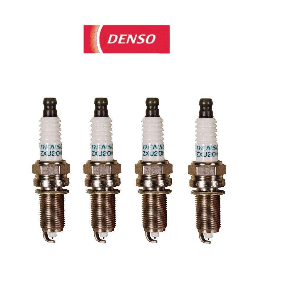 Denso Set of 4 Iridium Long Life Spark Plugs Gap 0.032 for Hyundai Kia L4