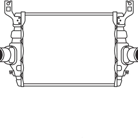 RADIATOR 6017: Intercooler, Ford,Multi