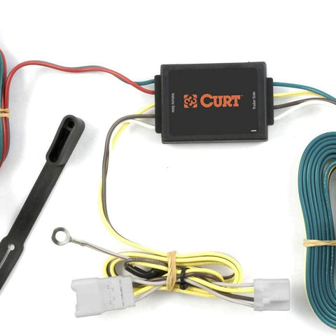 56078 Vehicle-Side Custom 4-Pin Trailer Wiring Harness, Fits Select Hyundai Santa Fe, Kia Forte, Black