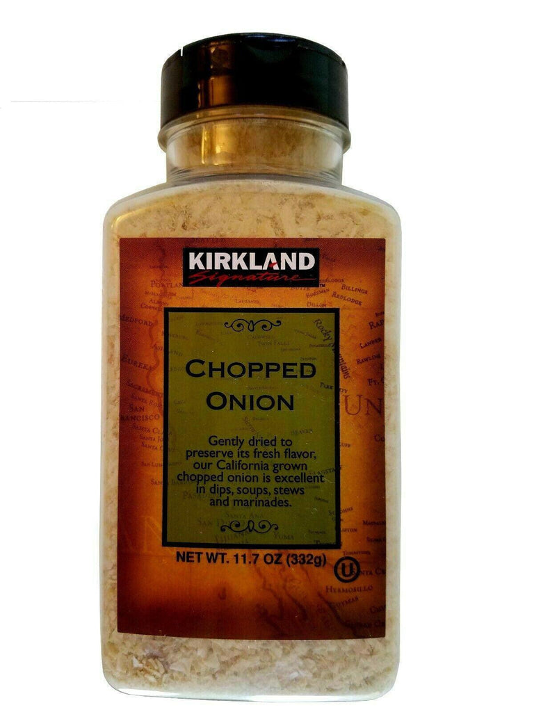 Kirkland Signature Chopped Onion Gently Dried Finest Quality 11.7 Oz