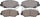ADVICS AD0958 Disc Brake Pad Set