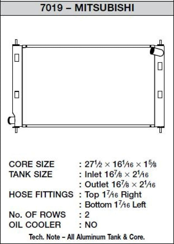 7019 High Performance Radiator